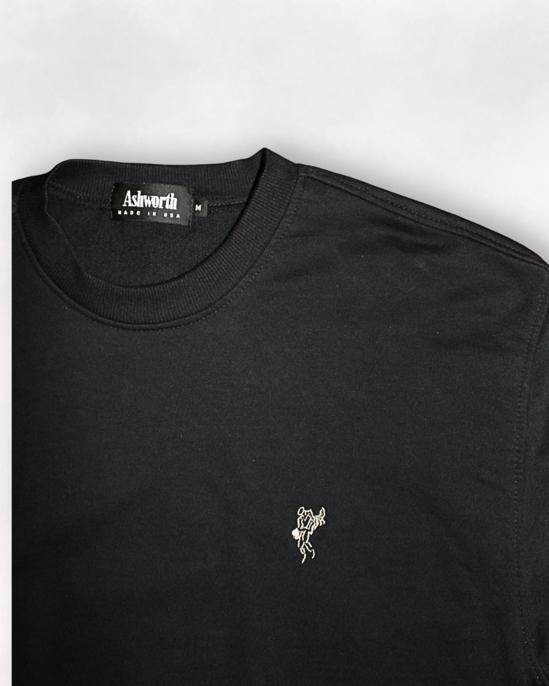 Ashworth Plain Black Sweater
