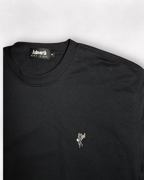 Ashworth Plain Black Sweater