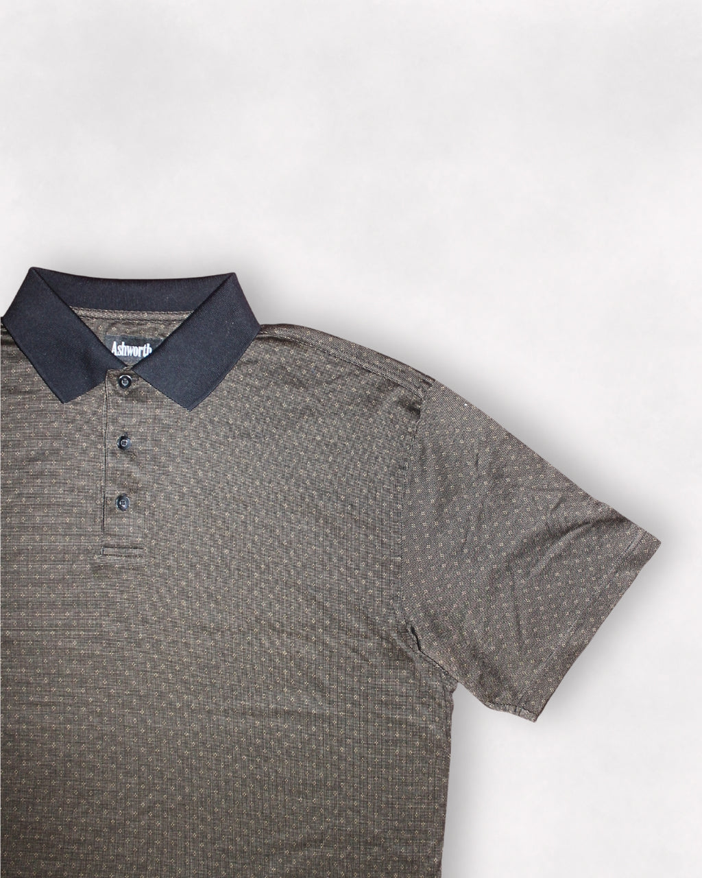 Ashworth Pixel Pattern Vintage Polo