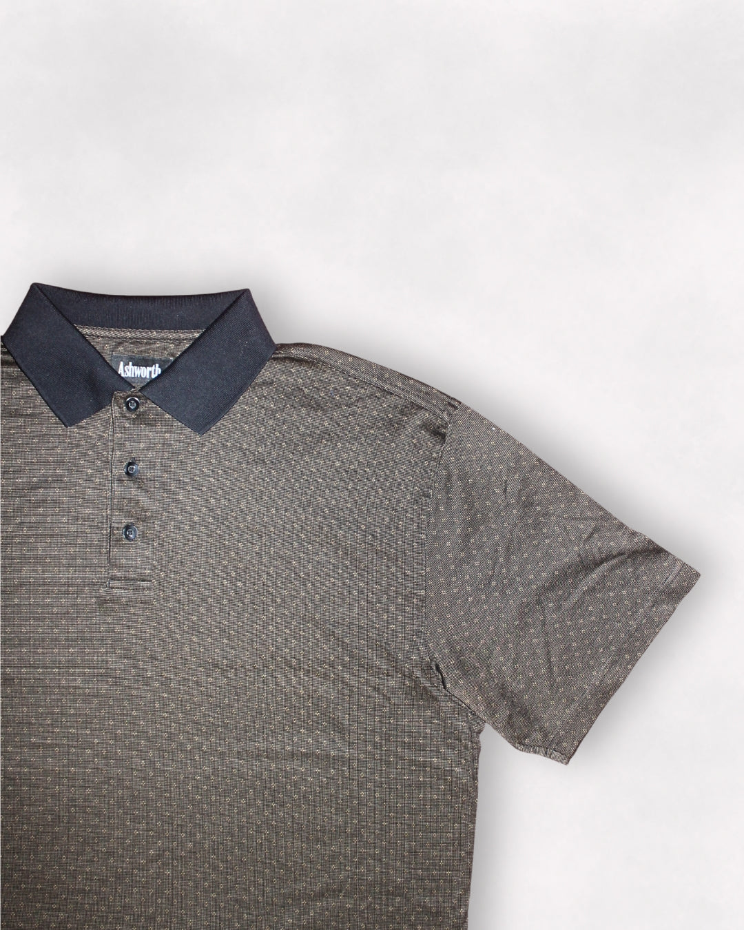 Ashworth Pixel Pattern Vintage Polo