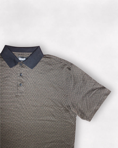 Ashworth Pixel Pattern Vintage Polo