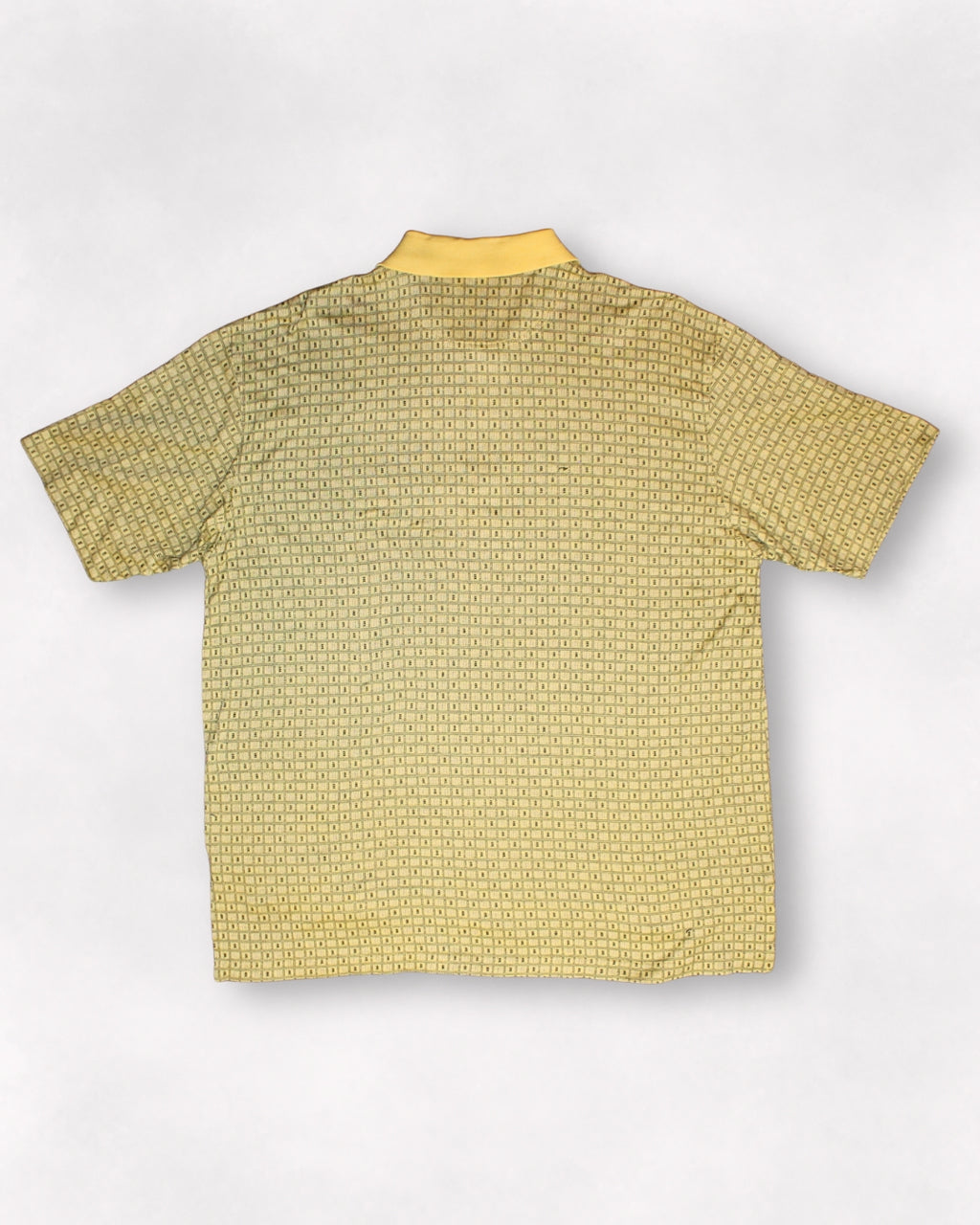 Alan Flusser Checkered Pattern Vintage Polo