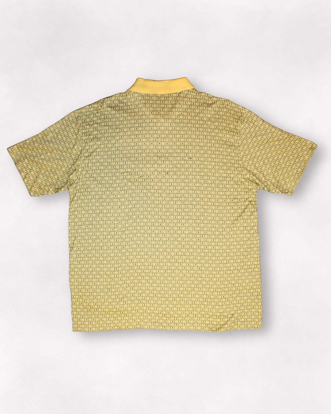 Alan Flusser Checkered Pattern Vintage Polo