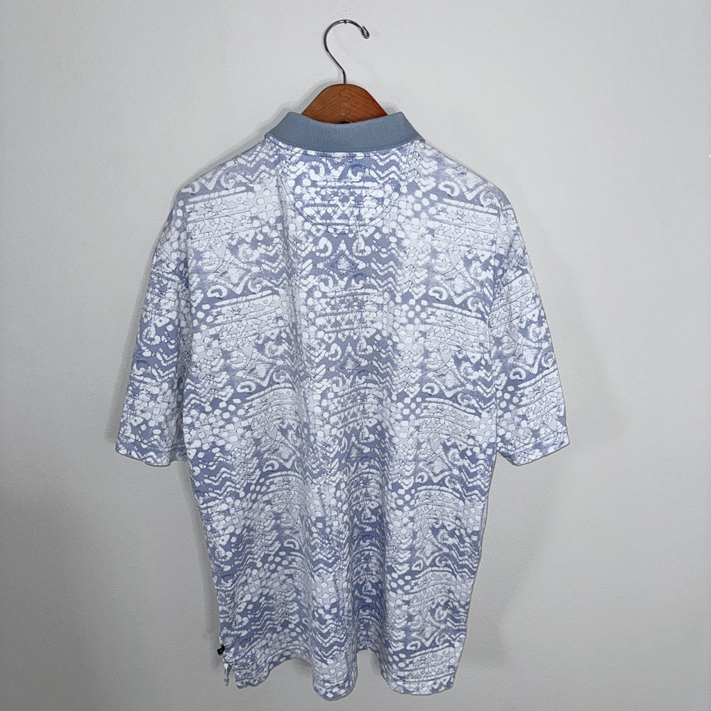 Callaway Antique Print Blue/White Polo