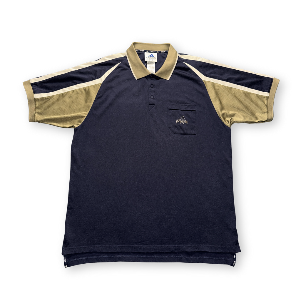 Adidas Navy/Gold Vintage Polo