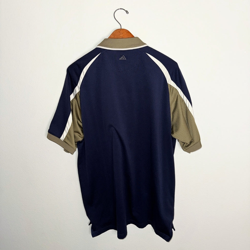 Adidas Navy/Gold Vintage Polo