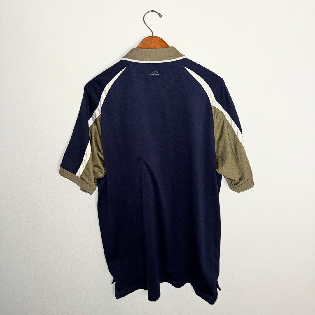 Adidas Navy/Gold Vintage Polo