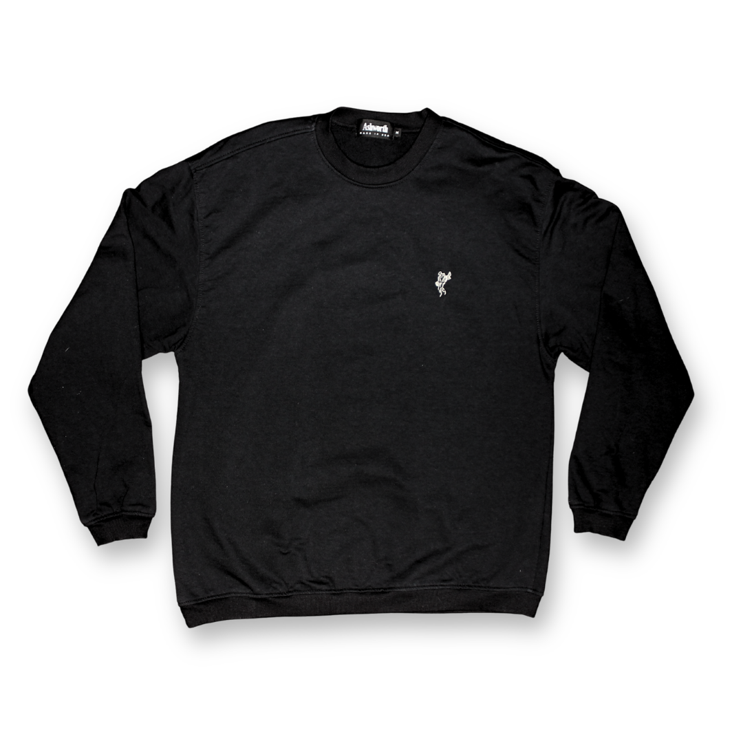 Ashworth Plain Black Sweater