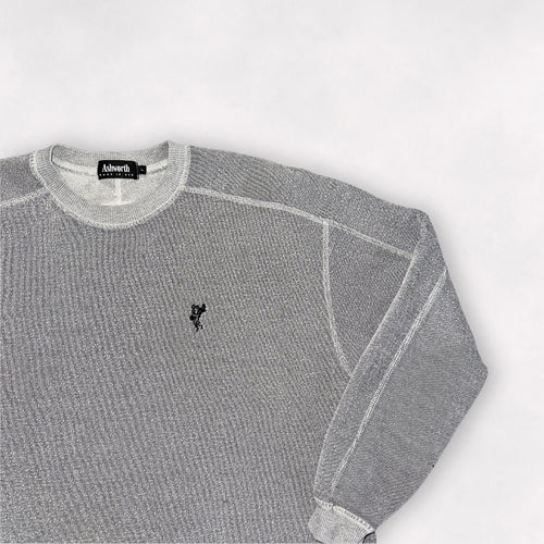 Ashworth Waffle Knit Textured Sweater