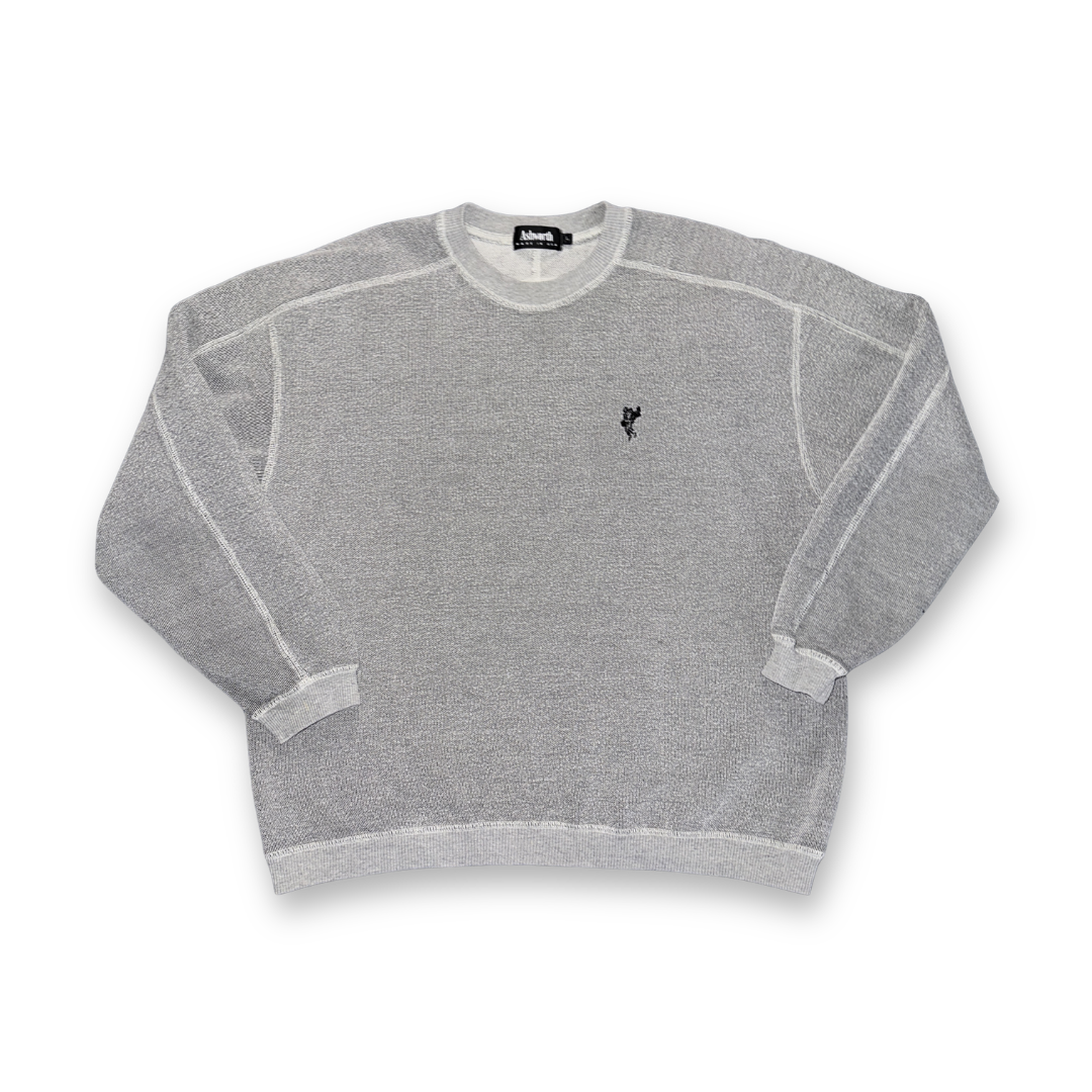 Ashworth Waffle Knit Textured Sweater