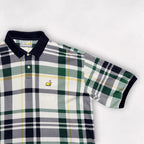 Augusta National Masters Plaid Green/Blue Polo