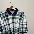 Augusta National Masters Plaid Green/Blue Polo