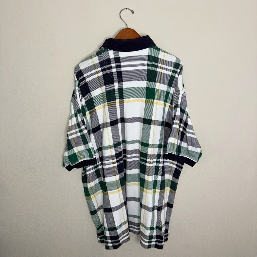 Augusta National Masters Plaid Green/Blue Polo