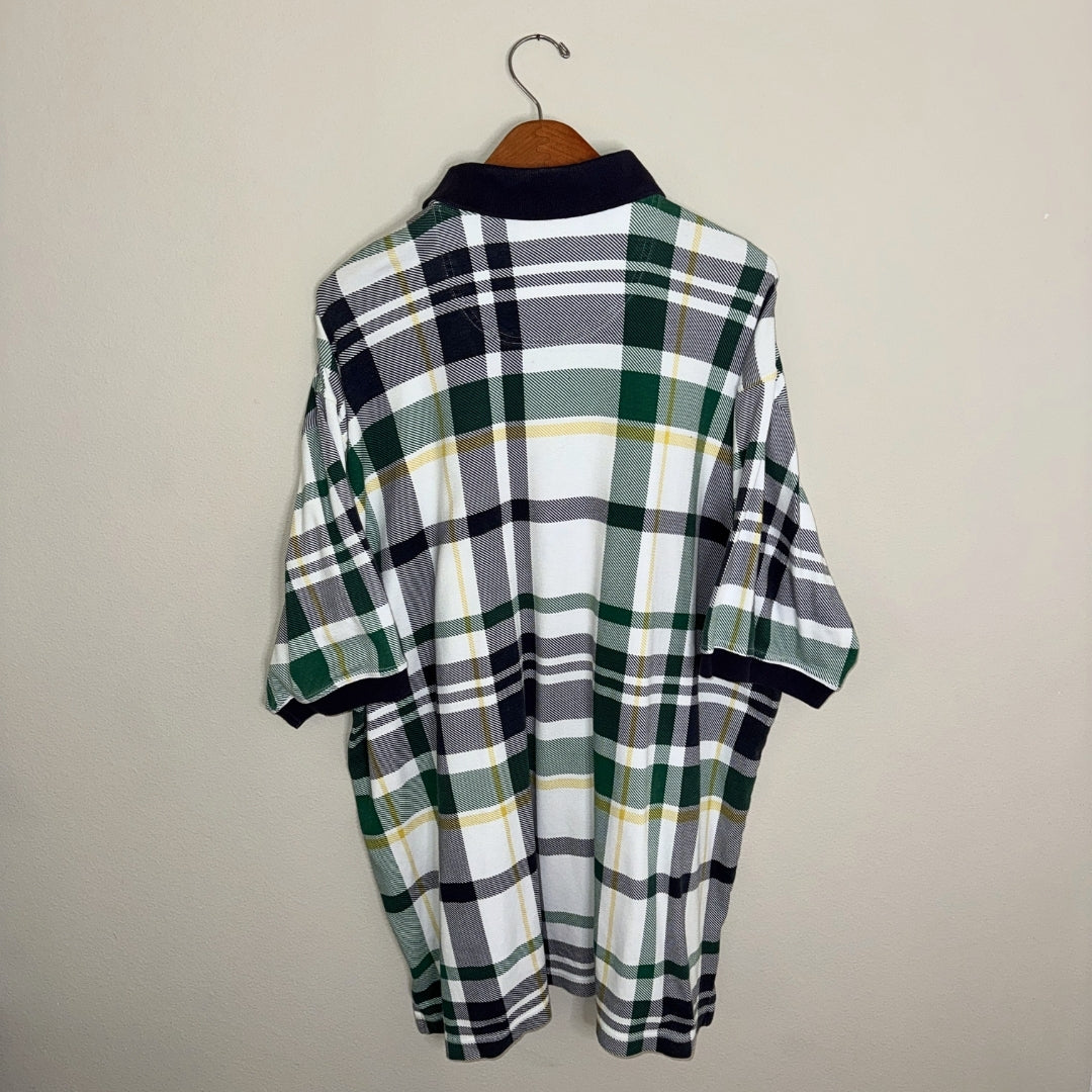 Augusta National Masters Plaid Green/Blue Polo