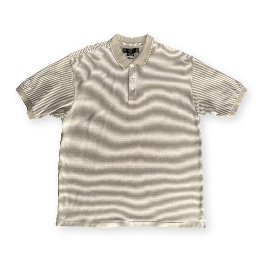 Nike Shield Striped Polo with Bacardi Logo
