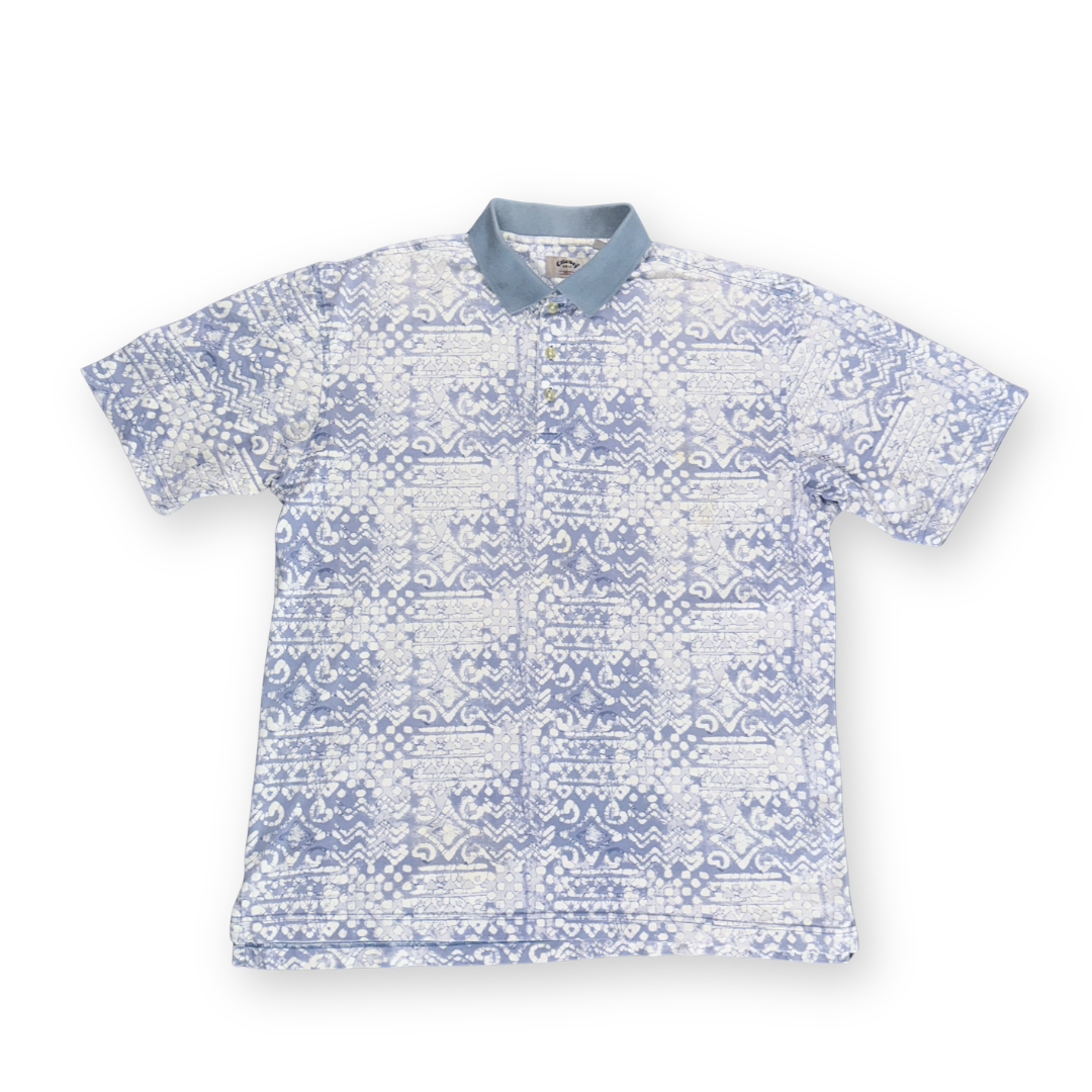 Callaway Antique Print Blue/White Polo