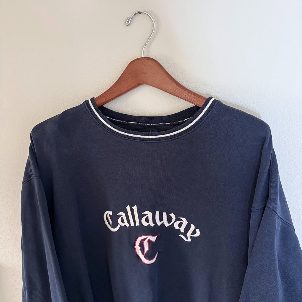 Callaway Classic Vintage Sweater Navy