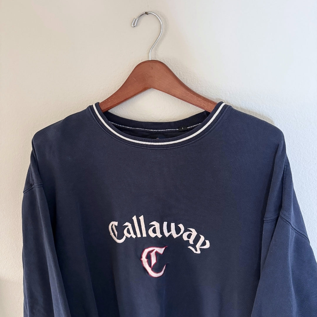 Callaway Classic Vintage Sweater Navy