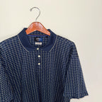 Callaway Navy Plaid Polo