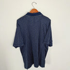 Callaway Navy Plaid Polo