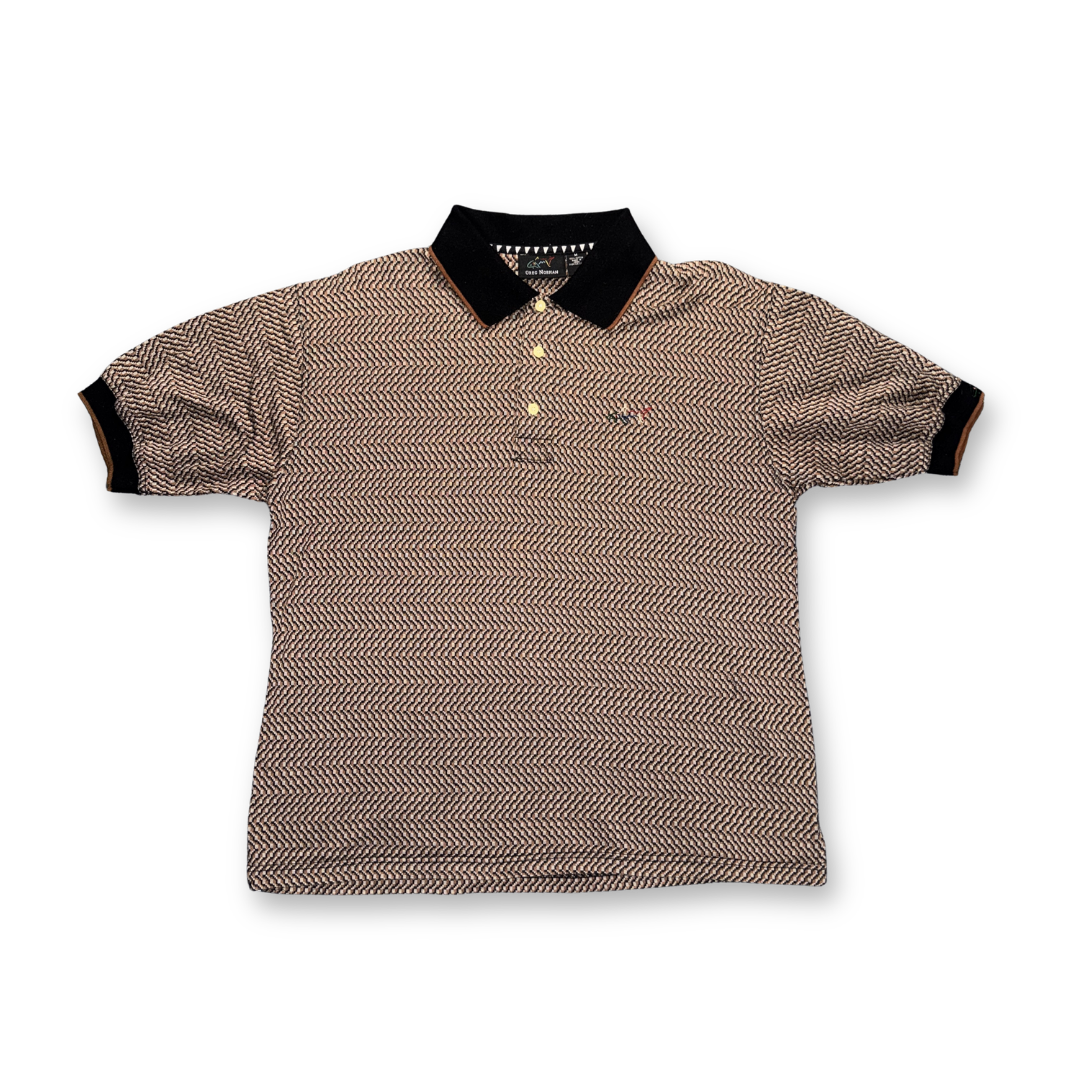 Greg Norman Vintage Tiger Print Polo