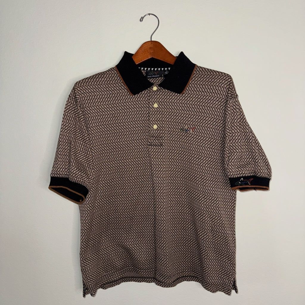 Greg Norman Vintage Tiger Print Polo
