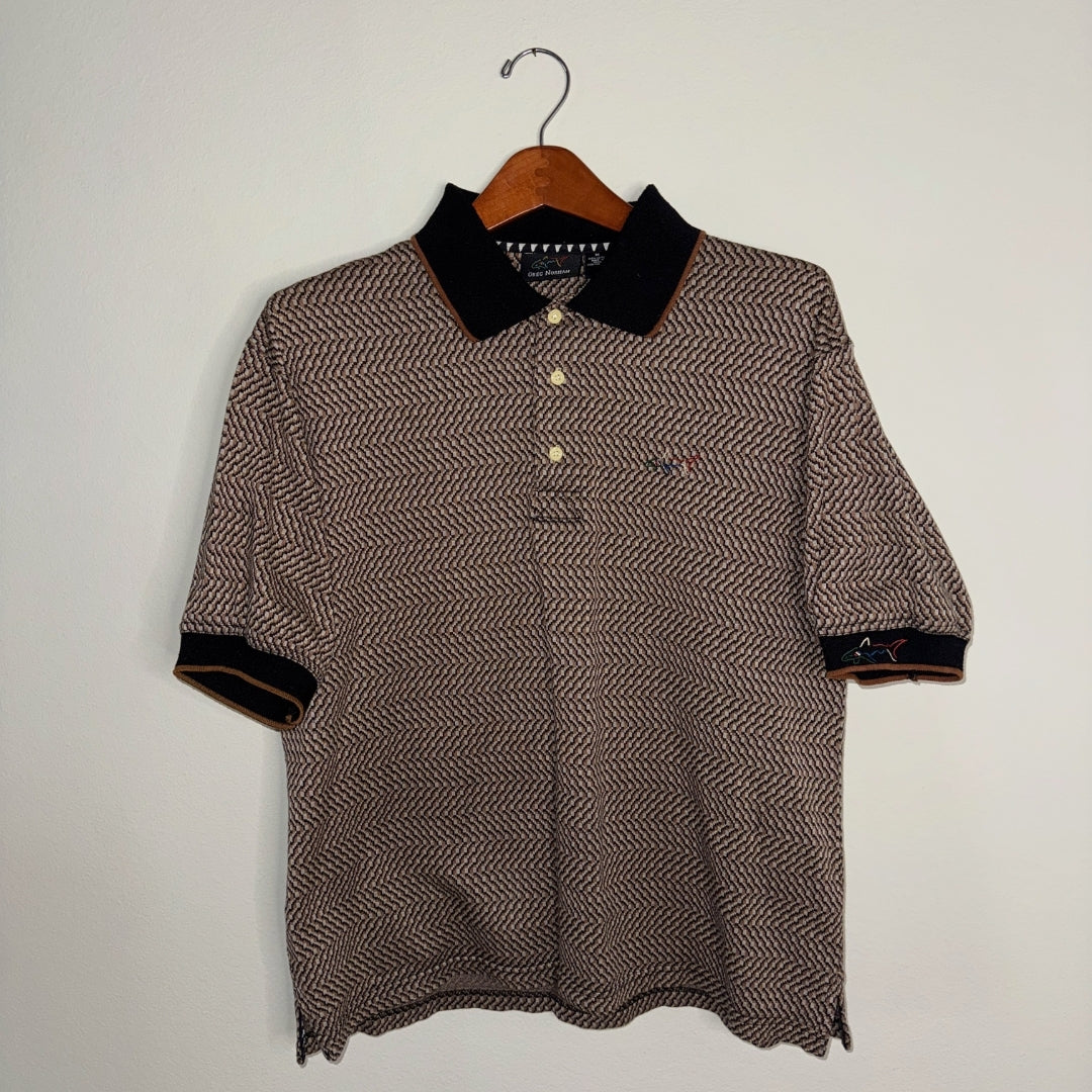 Greg Norman Vintage Tiger Print Polo