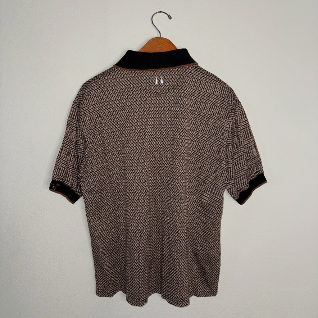 Greg Norman Vintage Tiger Print Polo