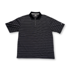 Nike FitDry Black/White Striped Polo