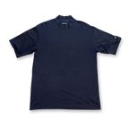 Nike FitDRY Mock Neck Striped Athletic Shirt