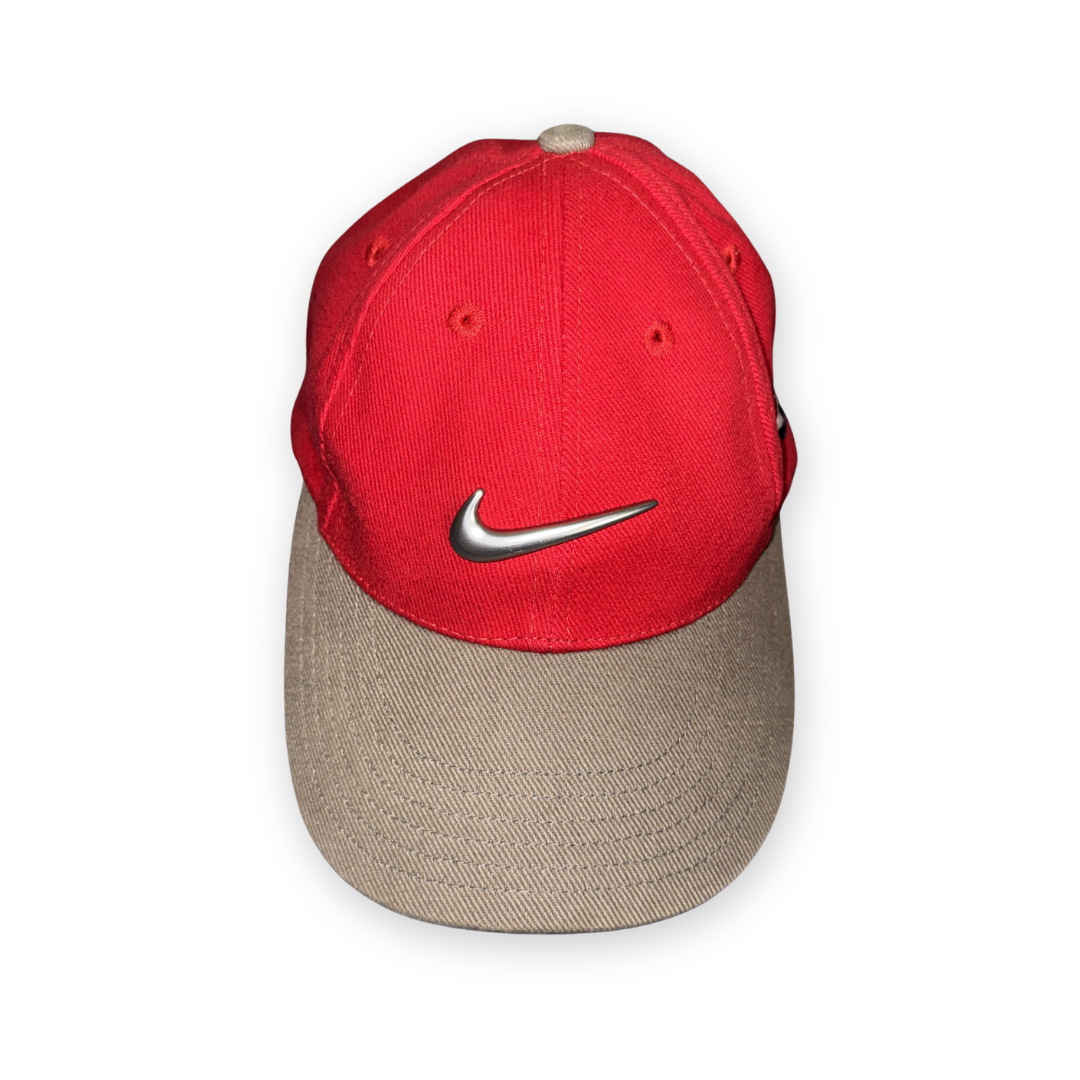 Nike Chrome Swoosh Ying Yang Hat Red