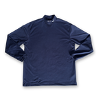 Nike Mock Neck Long Sleeve Navy Shirt