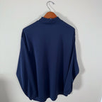 Nike Mock Neck Long Sleeve Navy Shirt