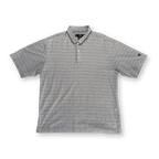 Nike Shield Checkered Grid Pattern Polo