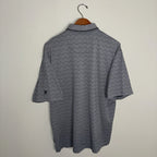 Nike Shield Checkered Grid Pattern Polo