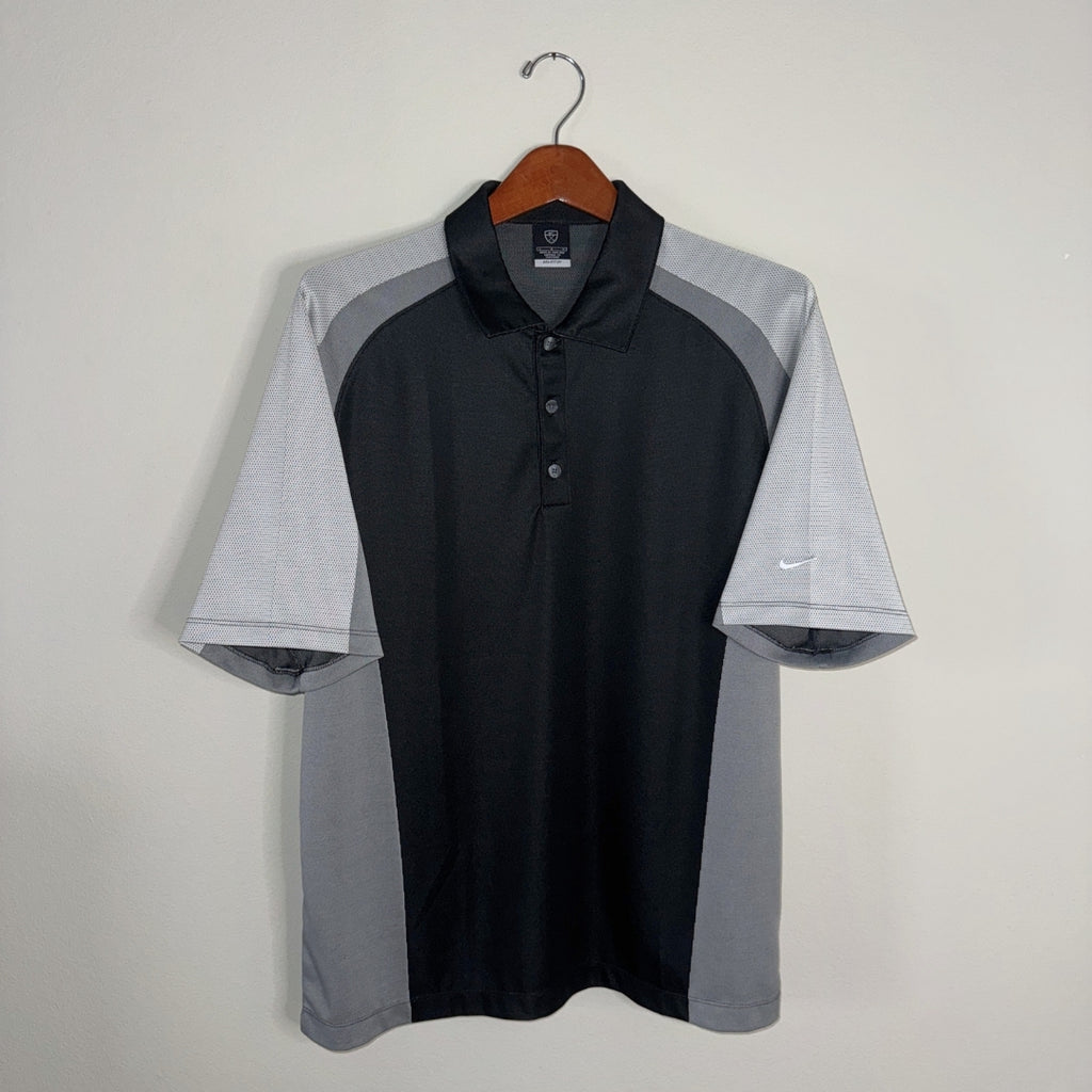 Nike Y2K Black/White Athletic Polo