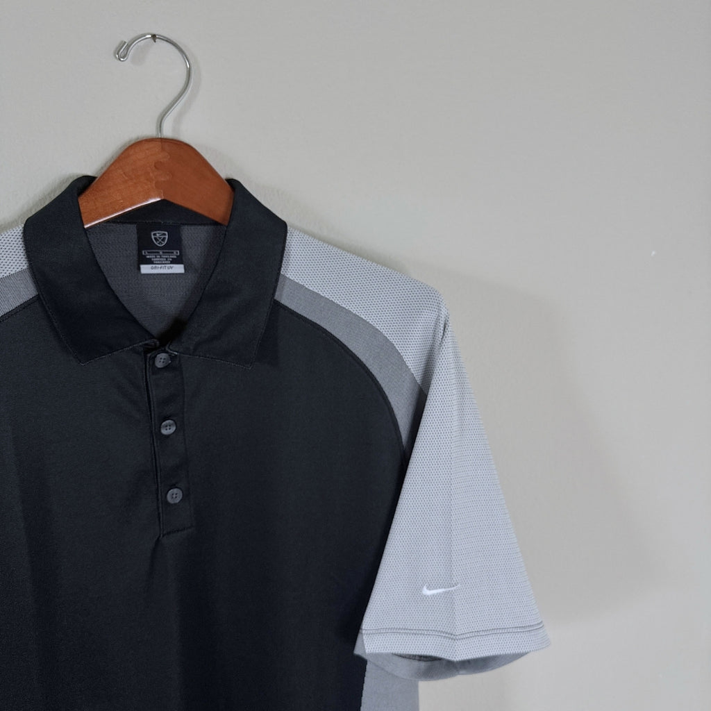 Nike Y2K Black/White Athletic Polo
