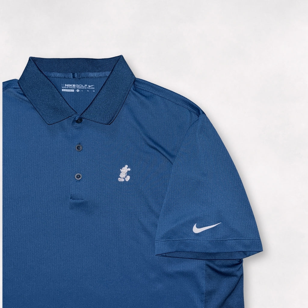 Nike Y2K Mickey Mouse Logo Polo