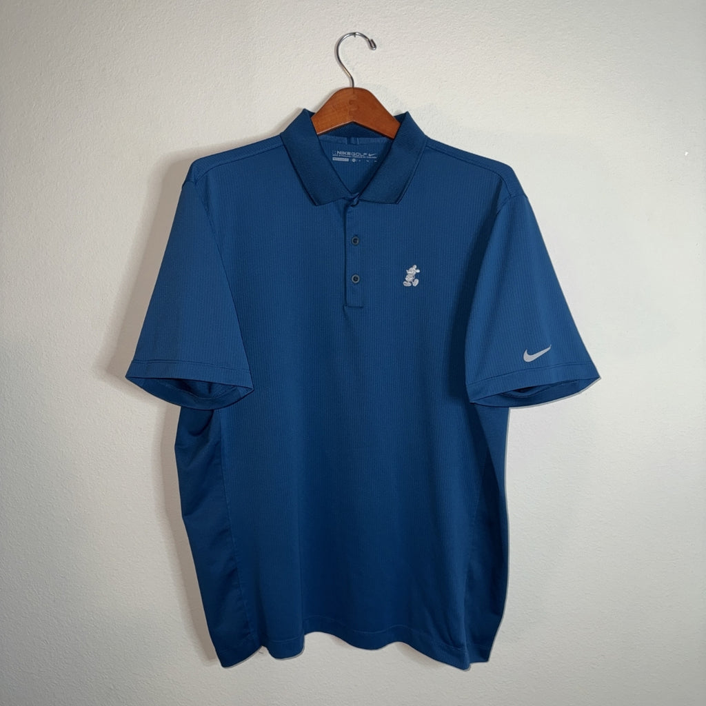 Nike Y2K Mickey Mouse Logo Polo