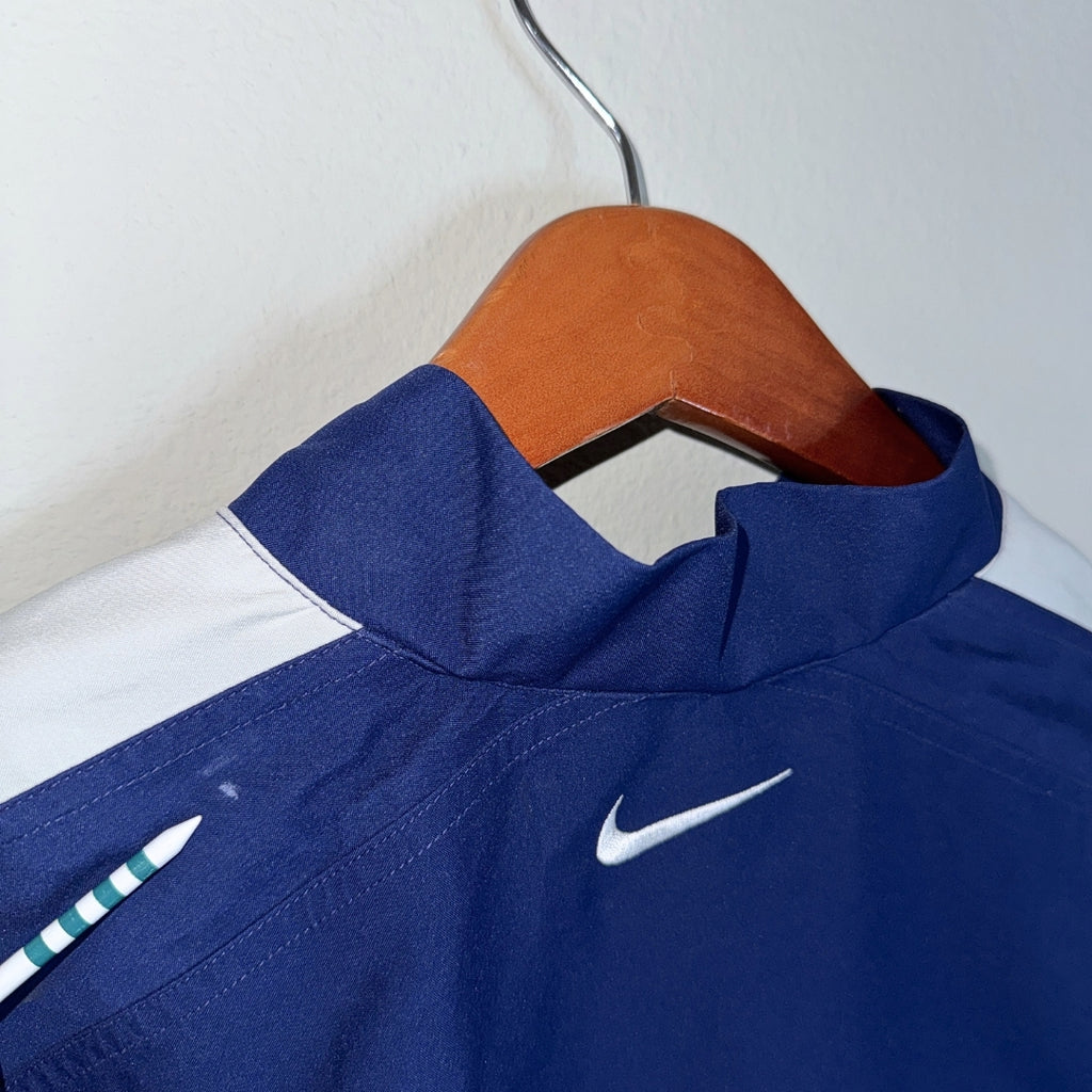 Nike Yin Yang Quarter Zip Waterproof Windbreaker Blue/White