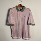 Nike Ying Yang Geometric White/Red Polo