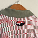 Nike Ying Yang Geometric White/Red Polo