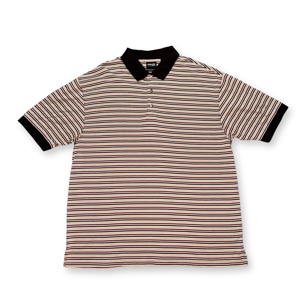 Ping Collection Mercerized Beige Polo