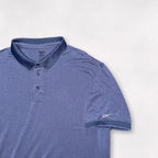 Reebok Navy Textured Polo