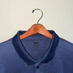 Reebok Navy Textured Polo