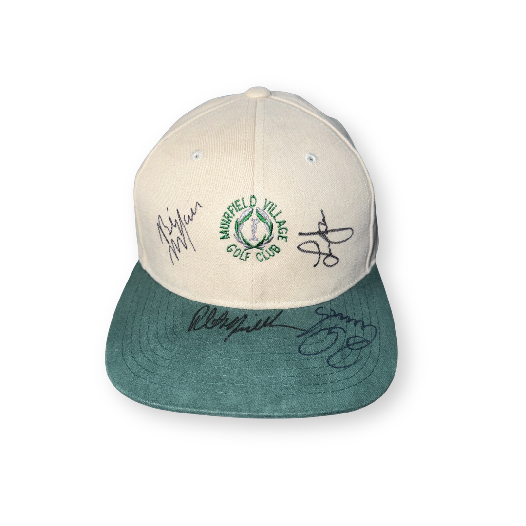 Signed Muirfield Village Hat (Mickelson, Els, Janzen, Mayfair)