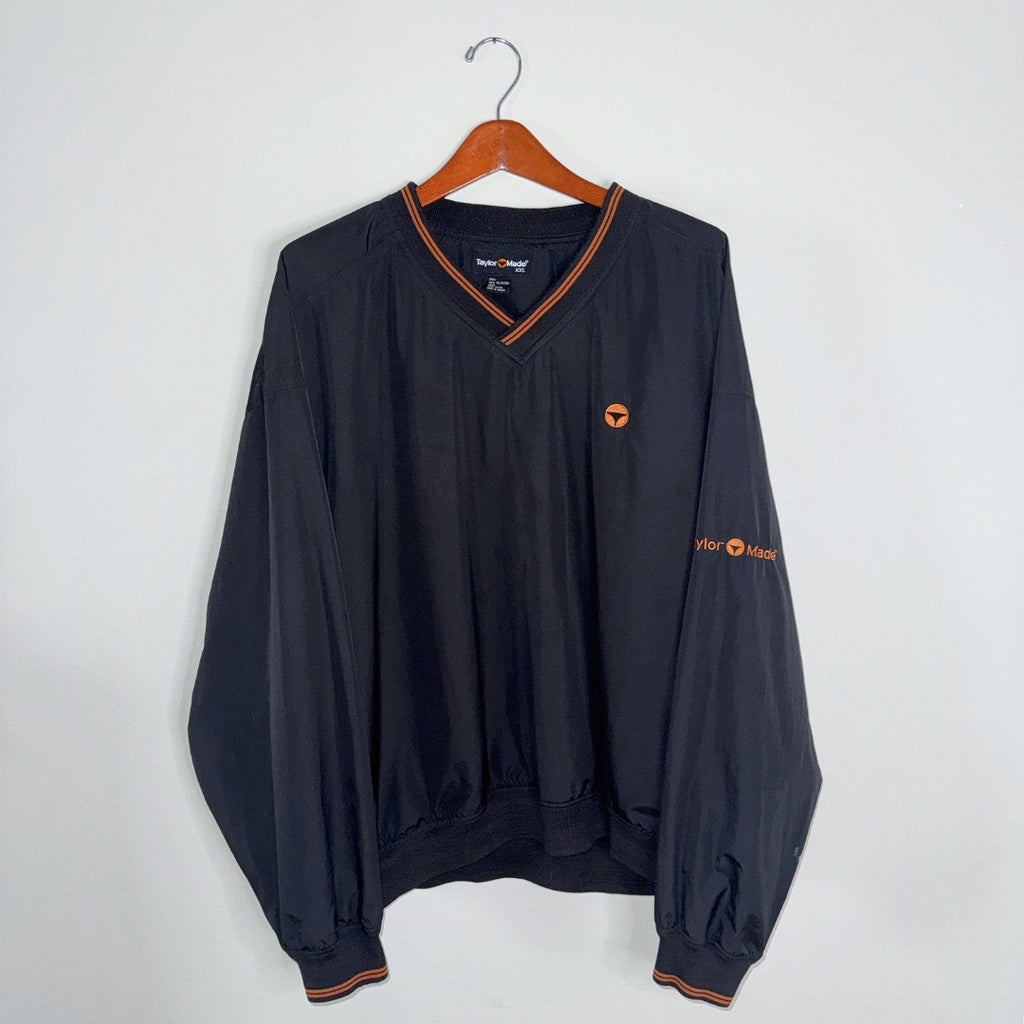 Taylormade Black Windbreaker Orange Accents