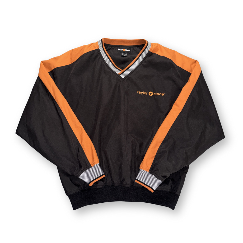 Taylormade Black/Orange Colorblock Windbreaker