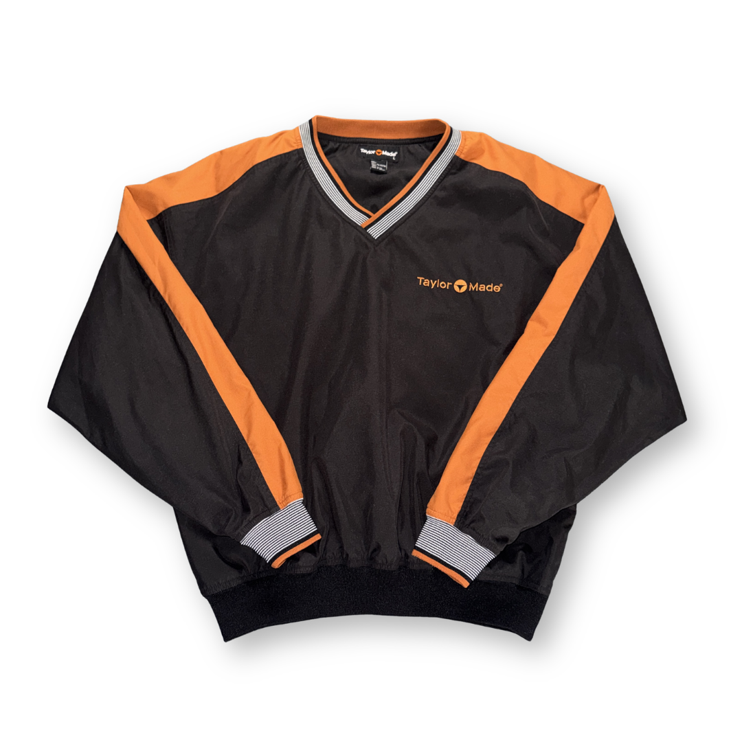 Taylormade Black/Orange Colorblock Windbreaker