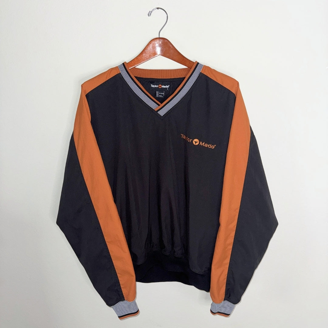 Taylormade Black/Orange Colorblock Windbreaker